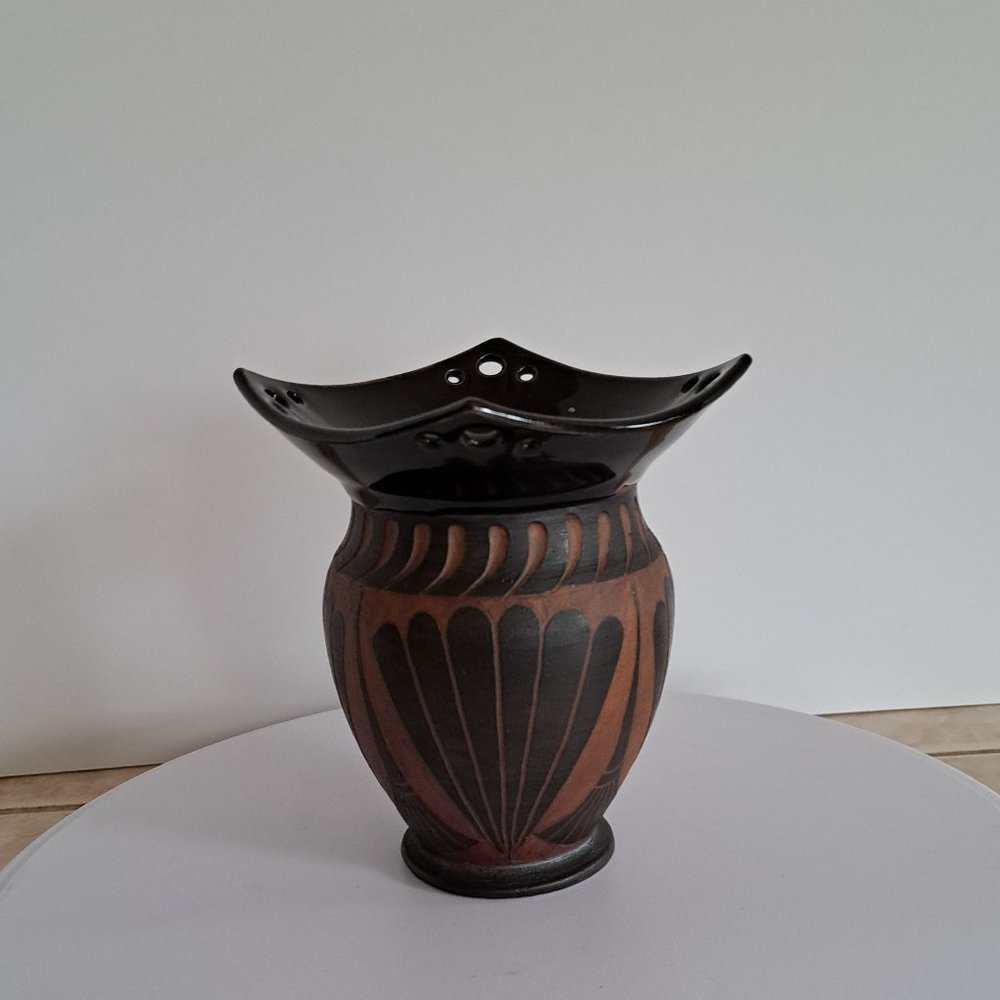 Original signed ceramic vase